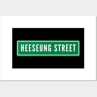 Heeseung Street Sign ENHYPEN Posters and Art